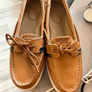 Sperry Women's Tan Leather Loafers